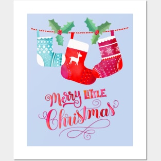 Merry Little Christmas Posters and Art